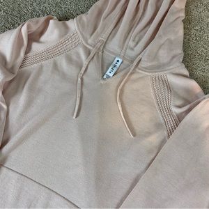 Athleta Women’s XL Evergreen Hoodie Sweater Orchid Pink T608